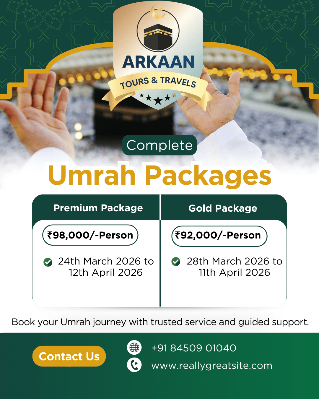 🕋 Umrah After Eid 2026 – Special Group Package