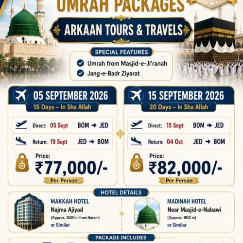 Umrah September Month Package
